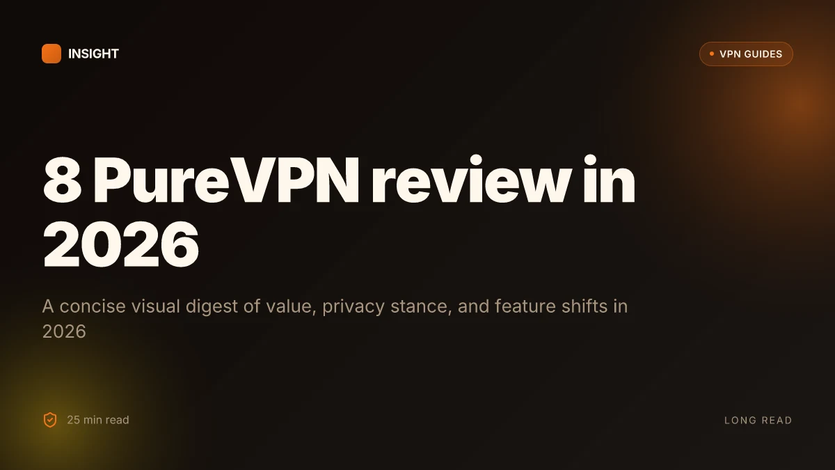 8 PureVPN review in 2026: which plan actually delivers value (2026 Update)